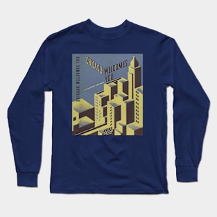 Chicago Welcomes You! Long Sleeve T-Shirt